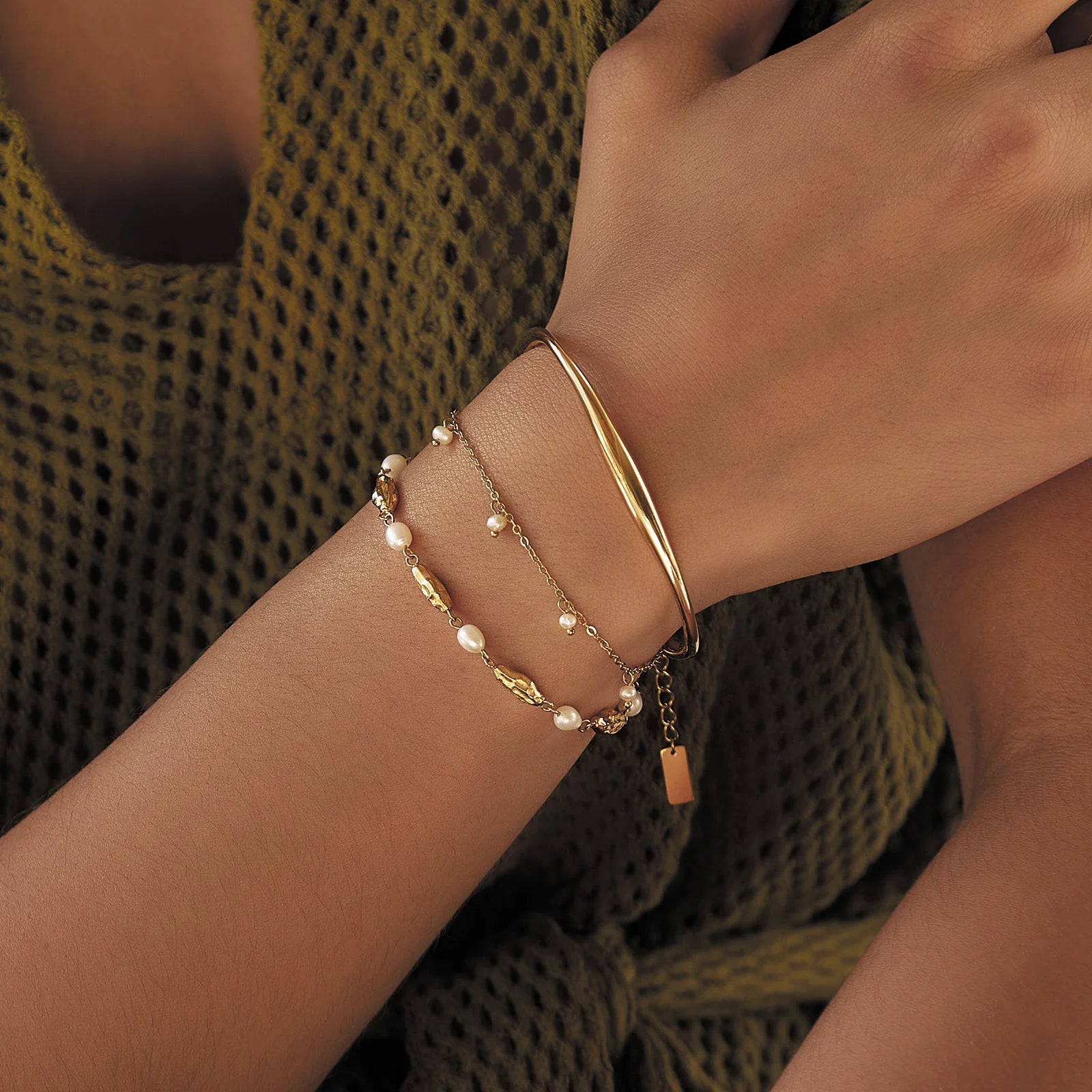 Madison Cuff Gold Bracelet