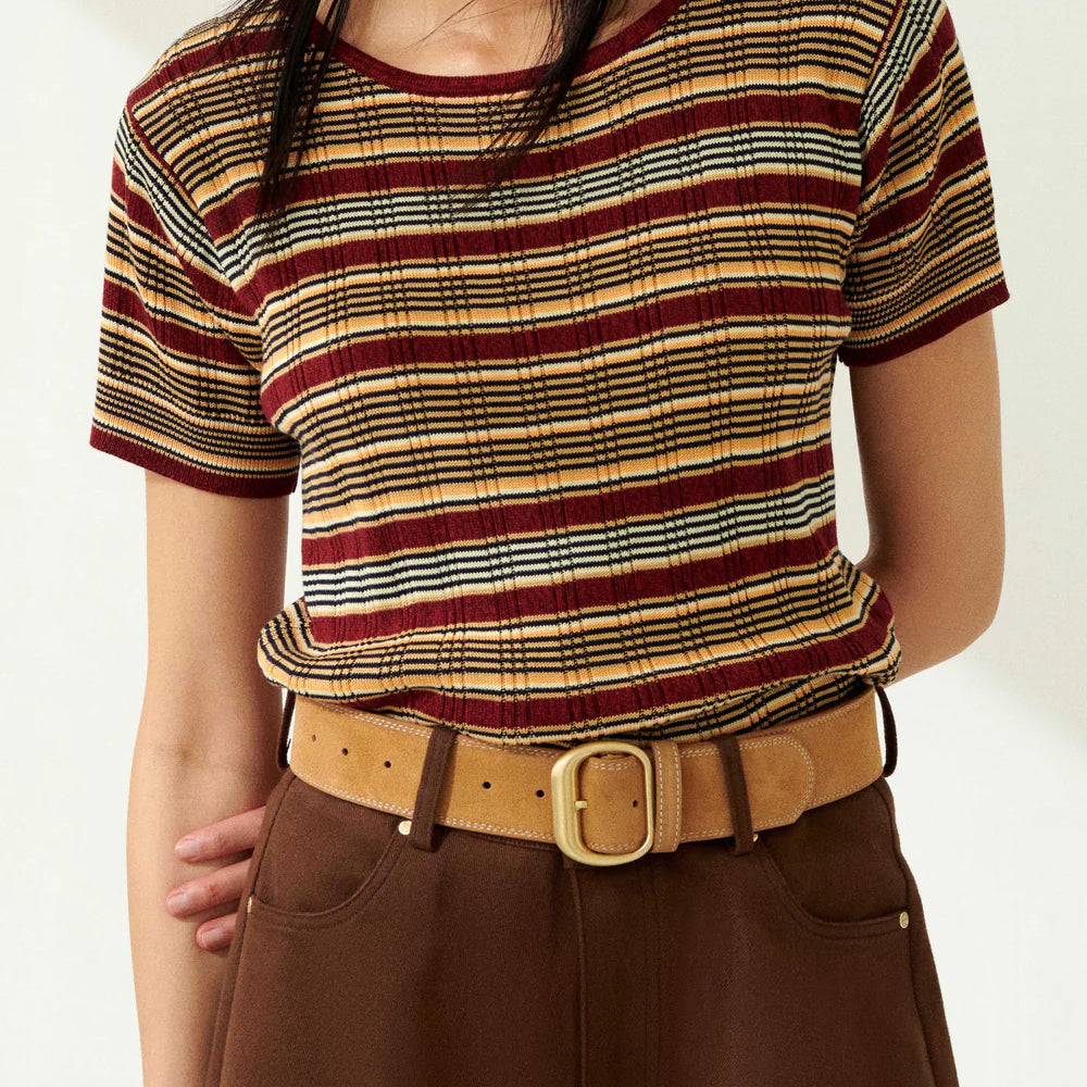 Salerno Belt - Cashew