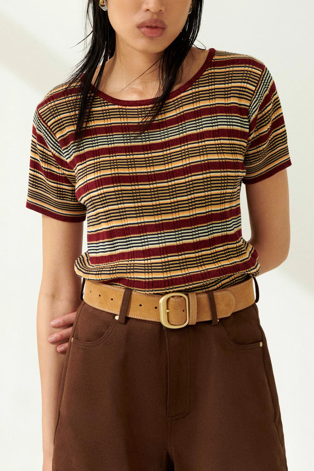 Salerno Belt - Cashew