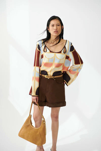 Elena Top - Mariella Print