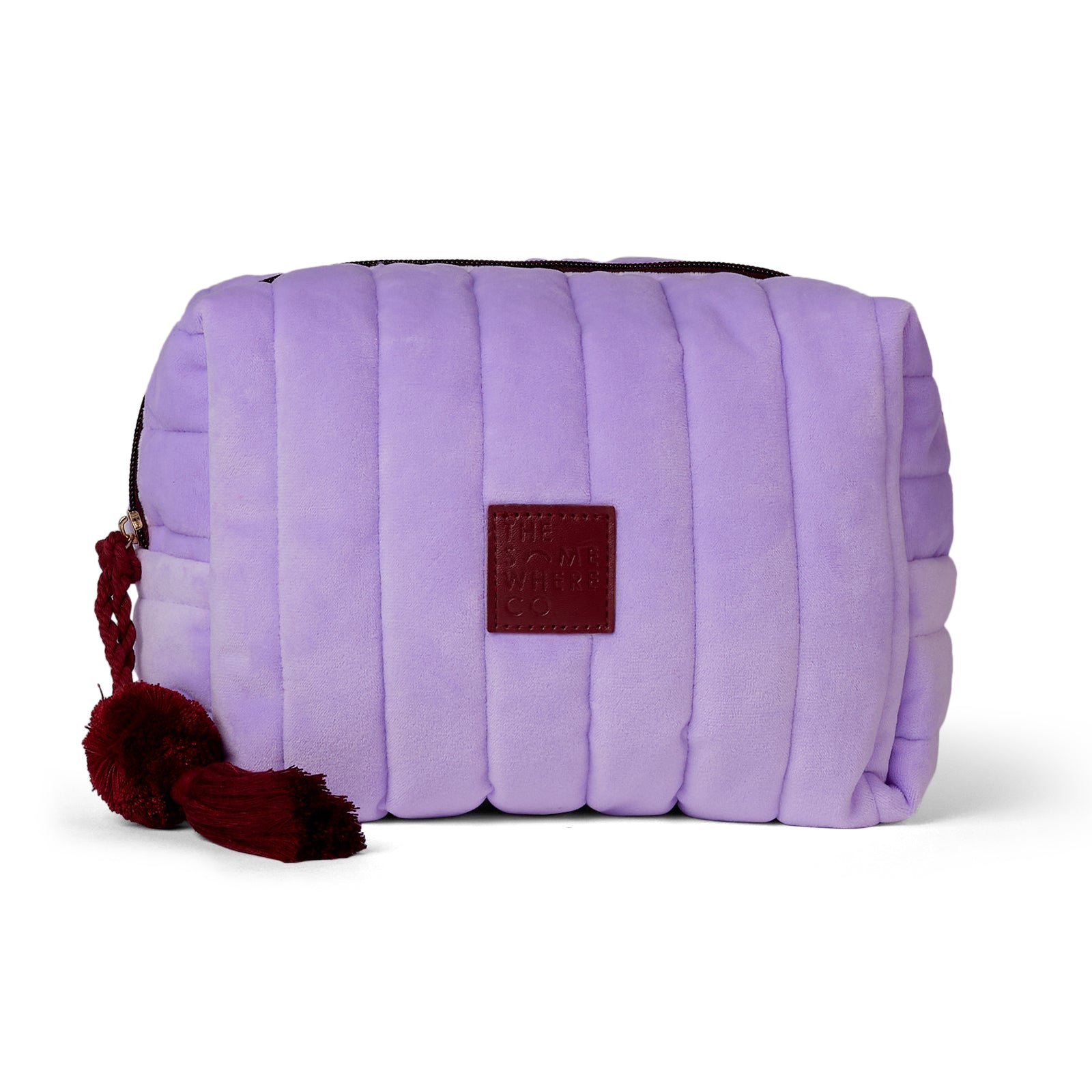 Lilac Velvet Cosmetic Case