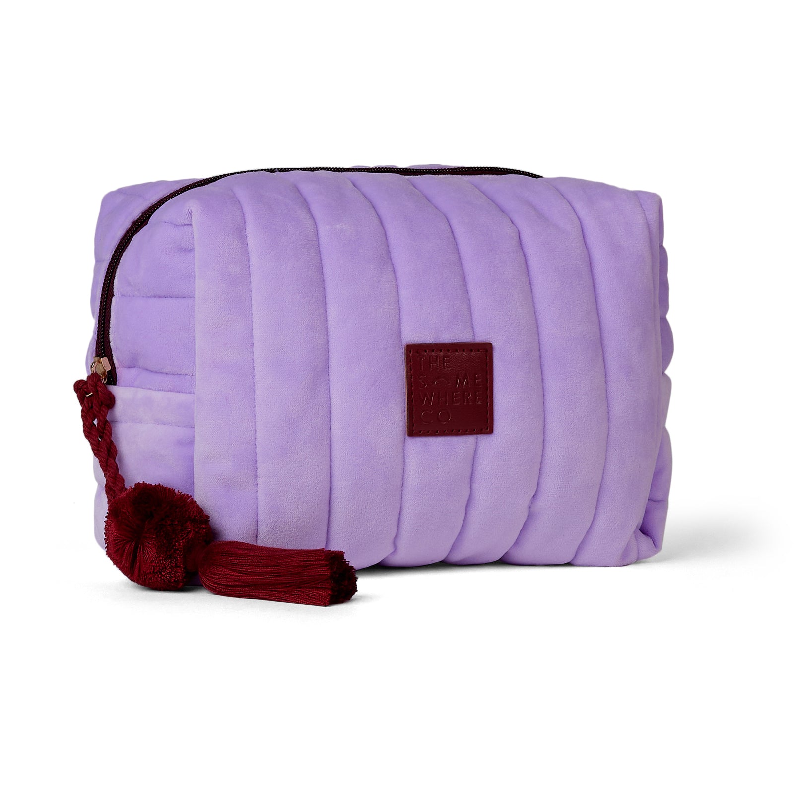 Lilac Velvet Cosmetic Case
