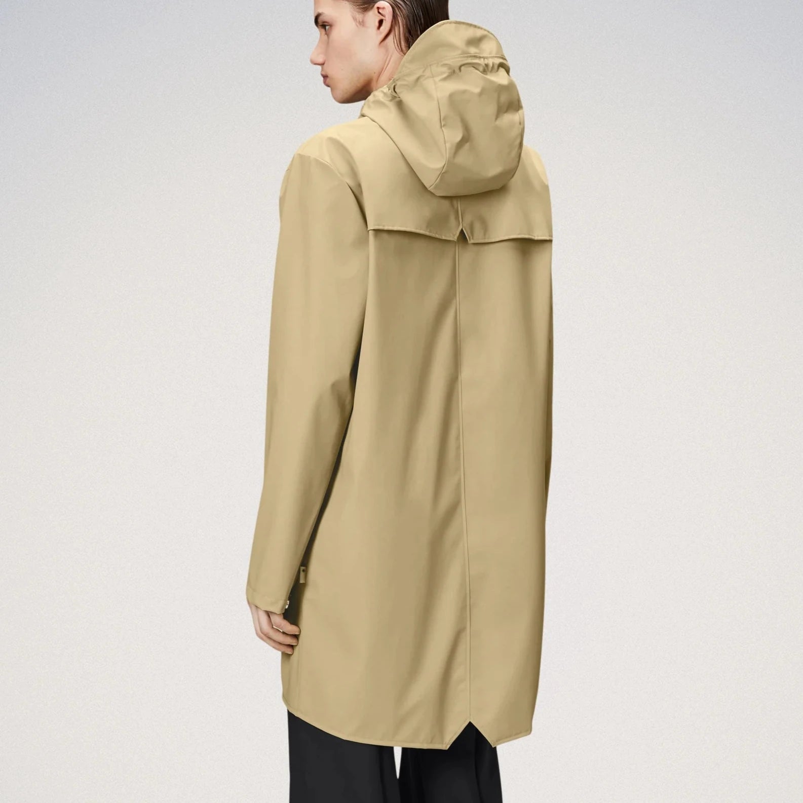Rains Long Jacket - Sand