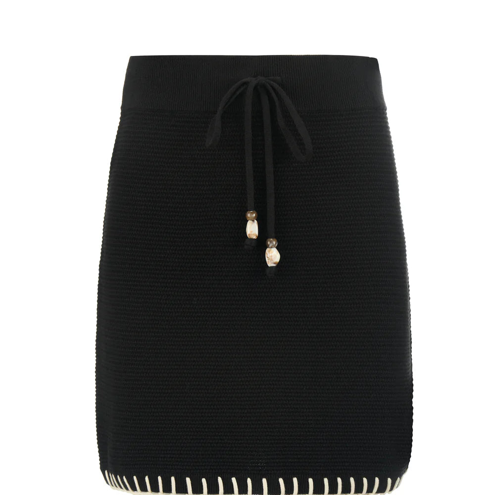 Neve Knit Skirt - Noir