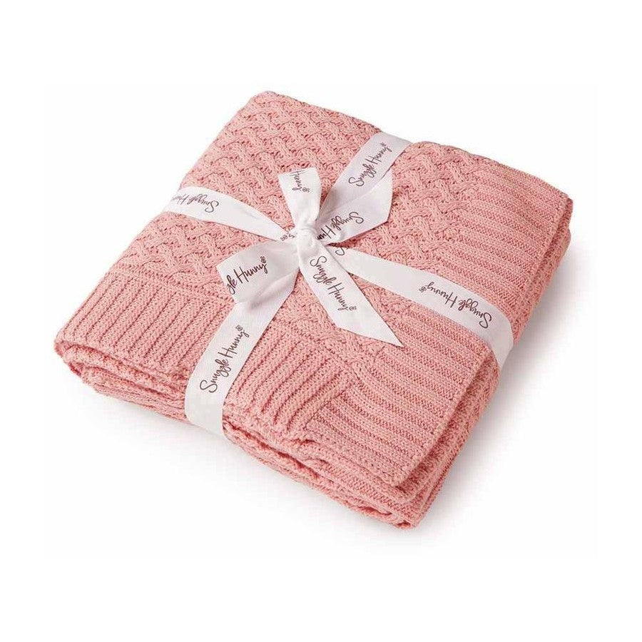 Rosa Diamond Knit Baby Blanket