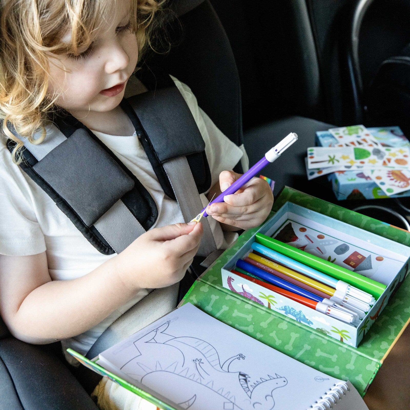 Colouring Set - Dinosaurs