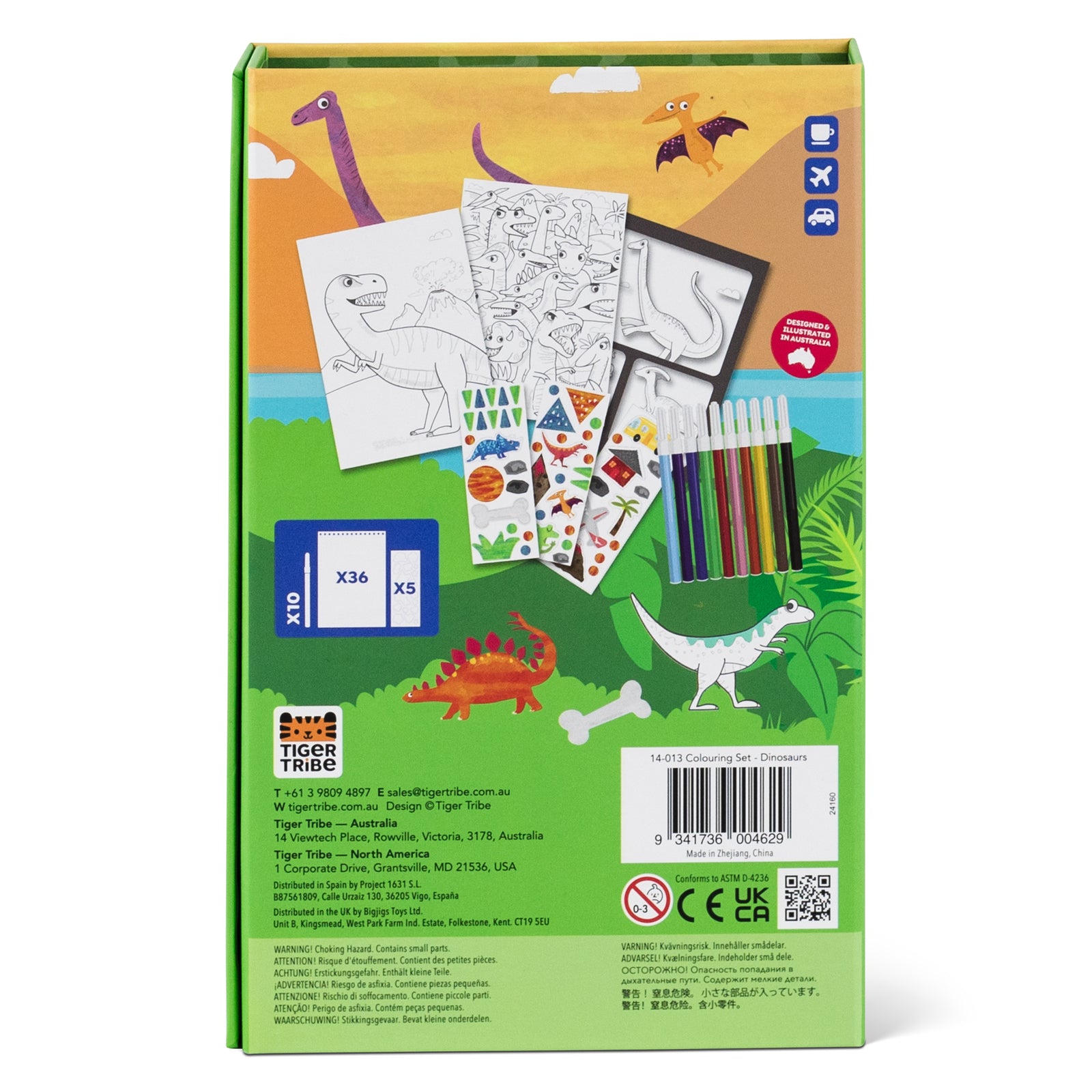 Colouring Set - Dinosaurs