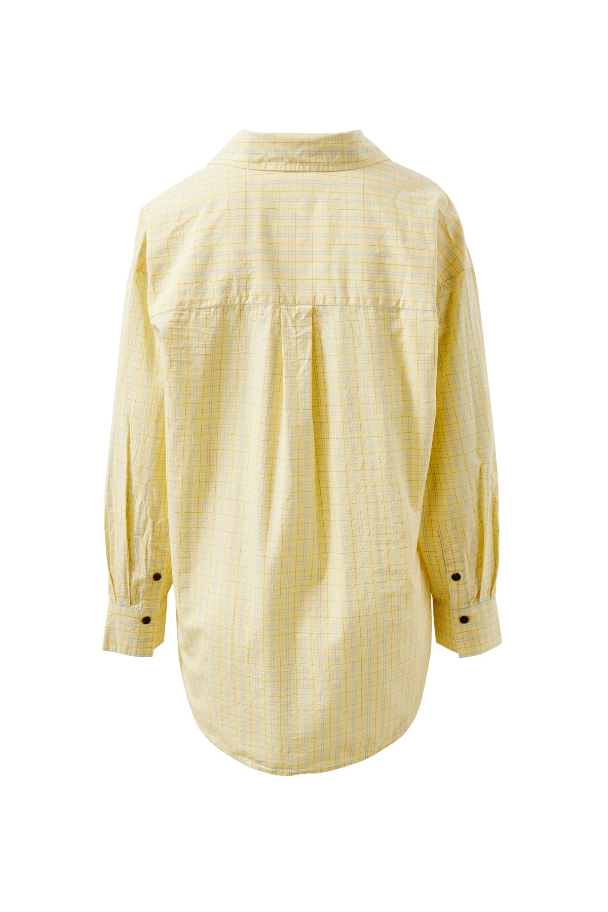 Peta Oversized Shirt - Faded Sun Check