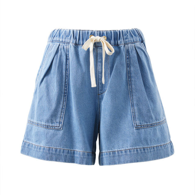 Darcy Relaxed Everyday Short - Mid Blue Wash