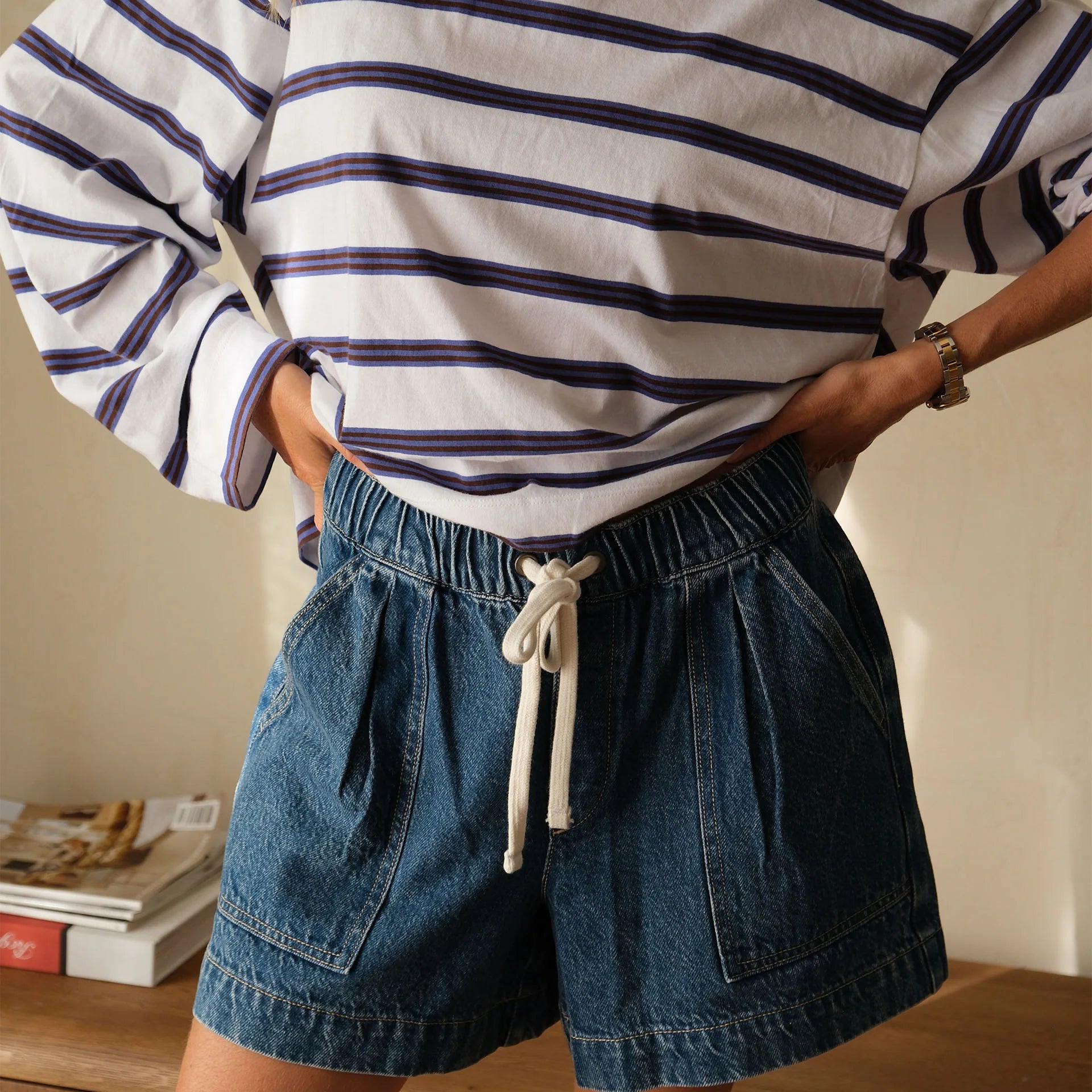 Darcy Relaxed Everyday Short - Fresh Indigo
