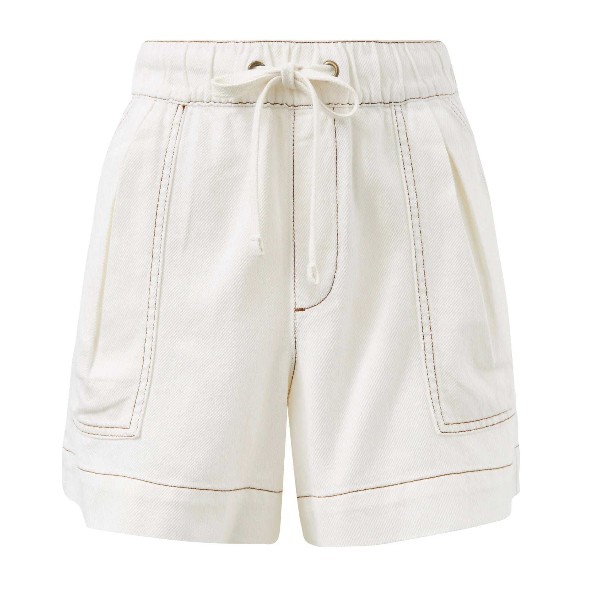 Darcy Relaxed Everyday Short - New Ecru