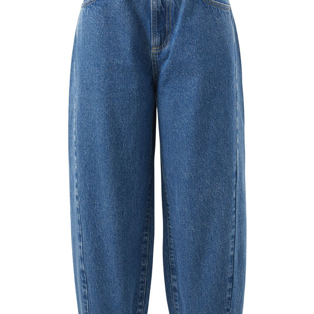 Maggie Tapered Barrel Jean - Fresh Indigo