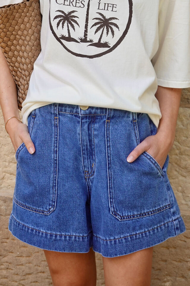 Weekender Short - Fresh Indigo