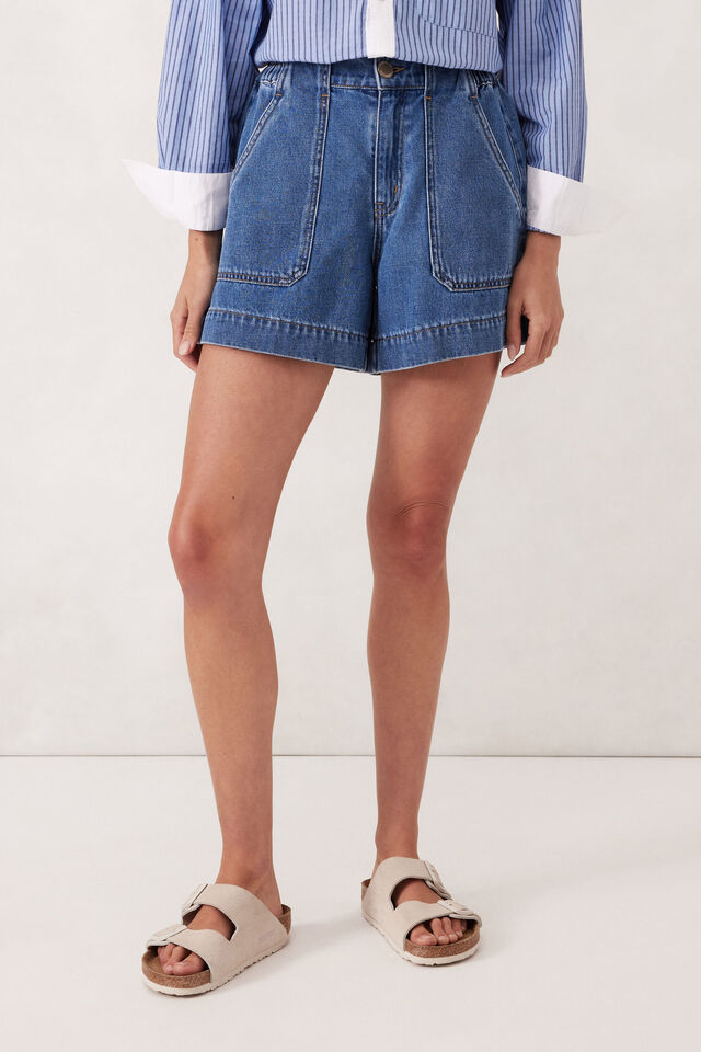 Weekender Short - Fresh Indigo
