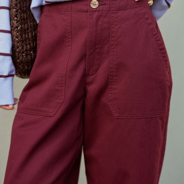 Weekender Pant - Burgundy
