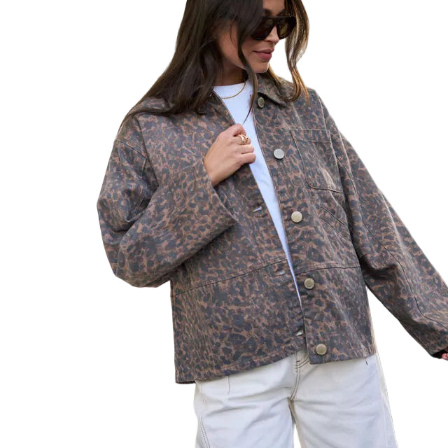 Ziggy Shacket - Leopard