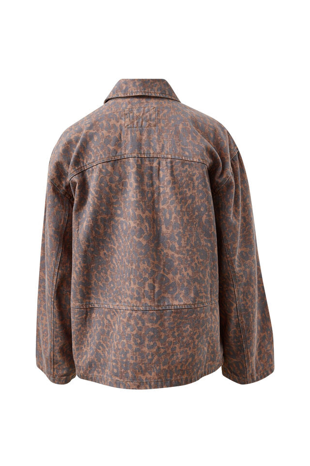Ziggy Shacket - Leopard