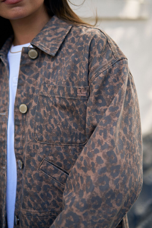 Ziggy Shacket - Leopard