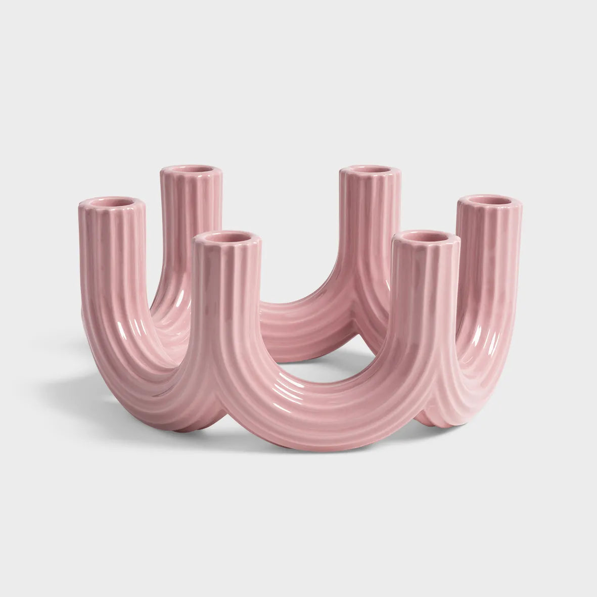 Candle Holder - Churros Pink