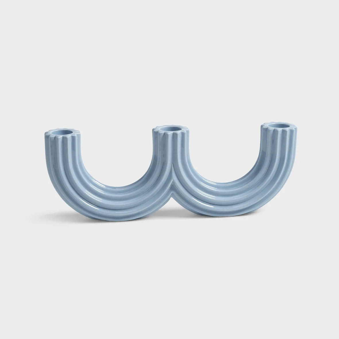 Candle Holder - Churros Blue