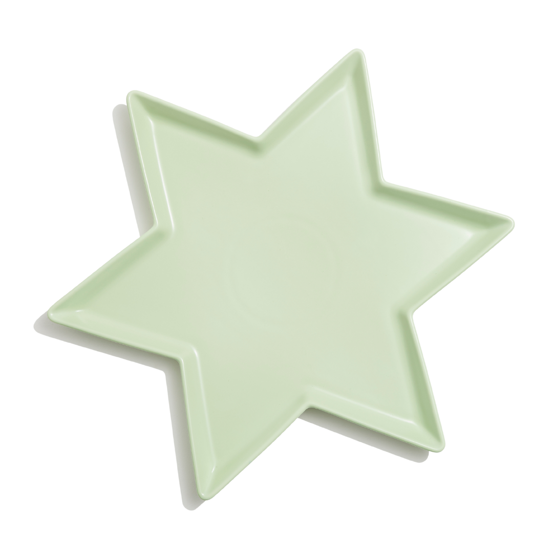 Ceramic Star Platter - Mint