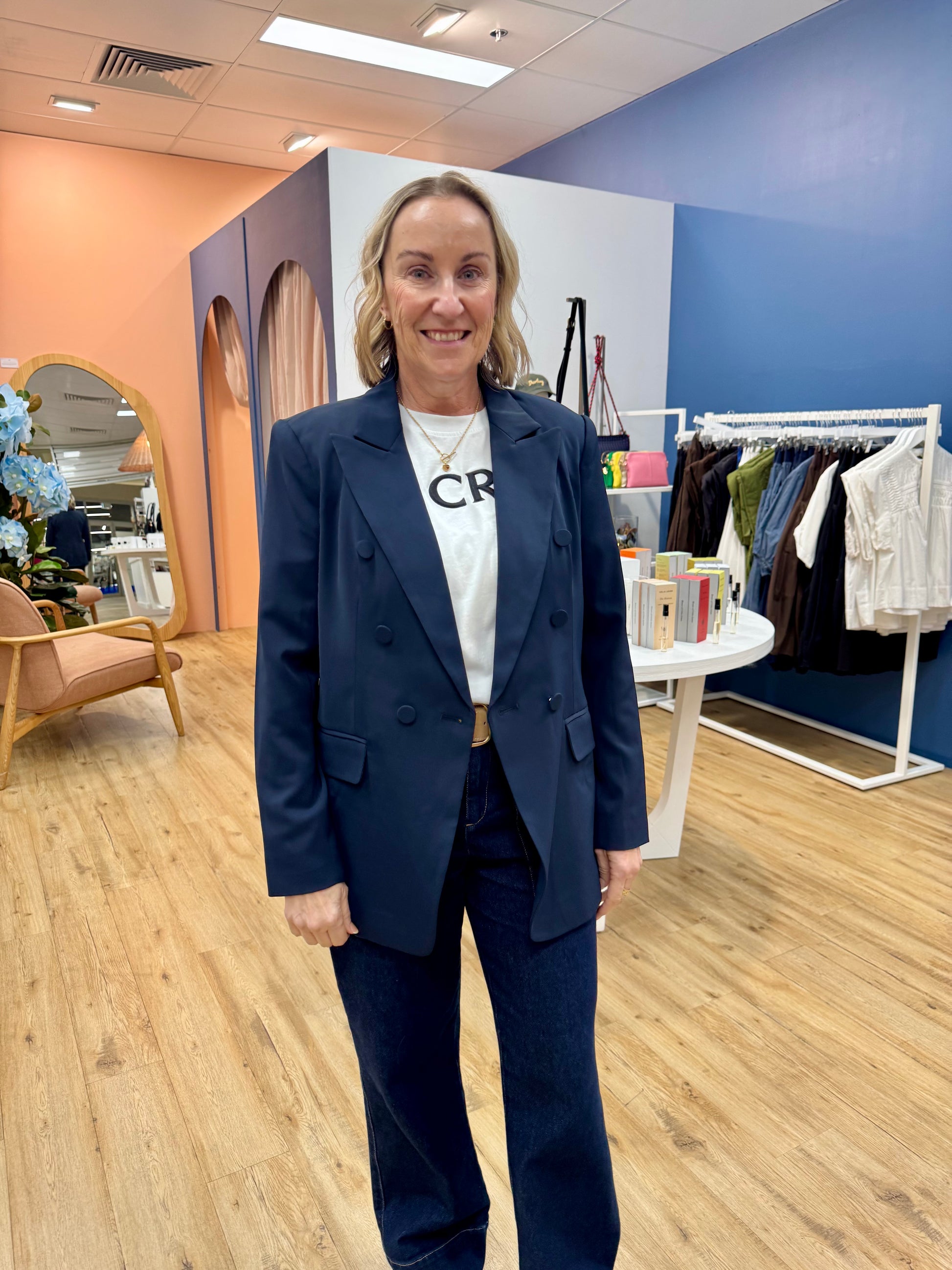 Solid Navy Blazers  - No Stripes