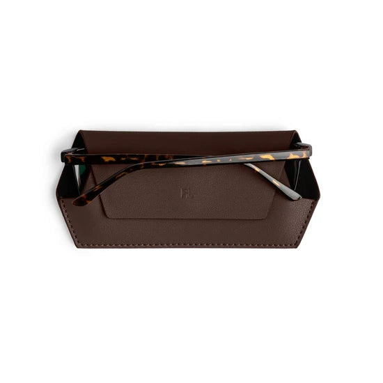 Slimline Glasses Case - Chocolate