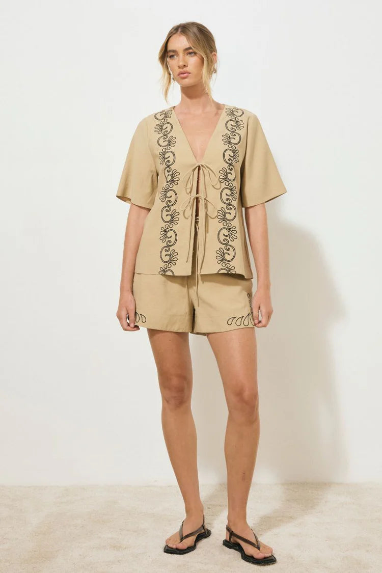 Rosario Top -  Neutral Black