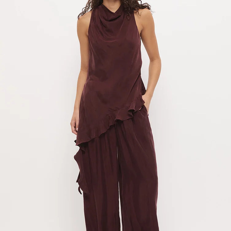 Eadie Harem Pant - Chestnut