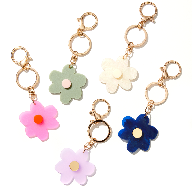 Flower keyring