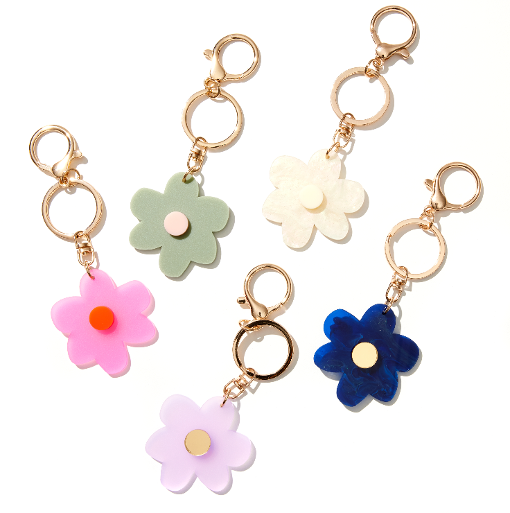Flower keyring