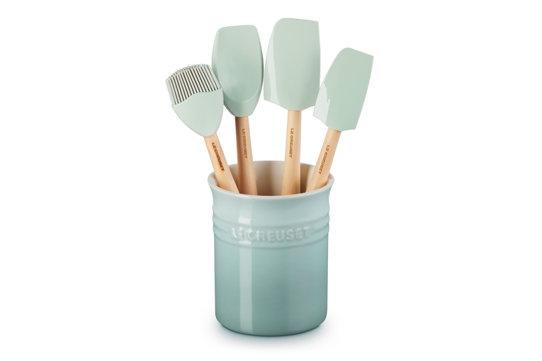 Le Creuset Craft Spatula 4 Set Sea Salt