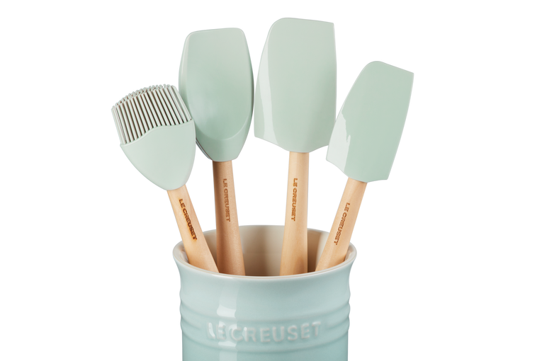 Le Creuset Craft Spatula 4 Set Sea Salt