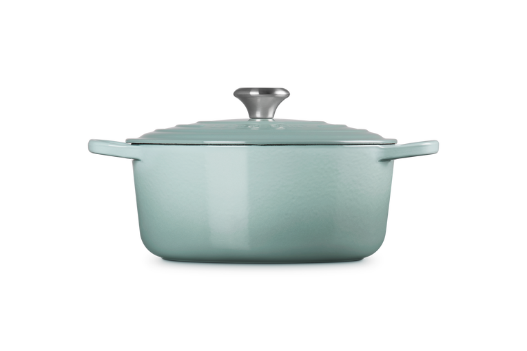 Le Creuset Signature Cast Iron Round Casserole 26cm Sea Salt