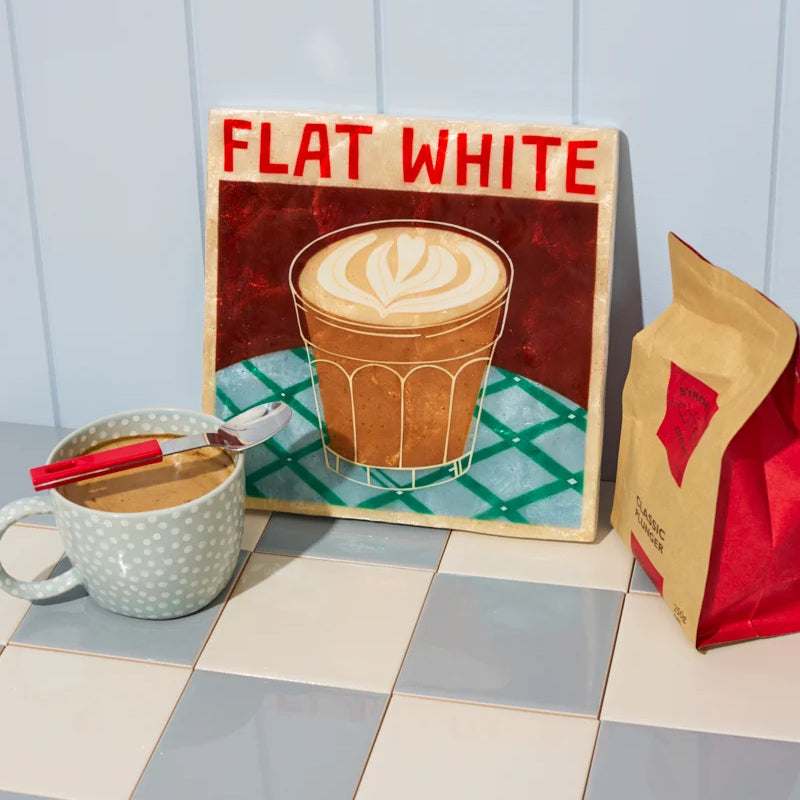 Barista Wall Art - Flat White