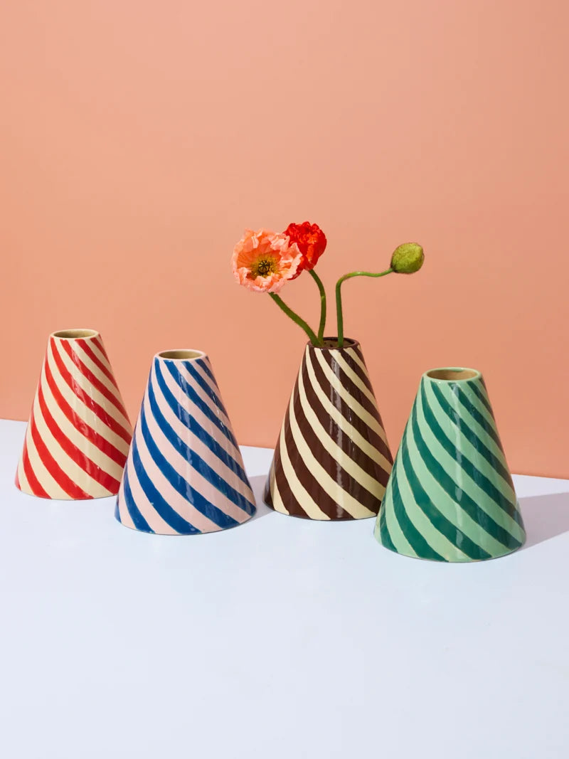 Jester Vase - Blueberry Swirl