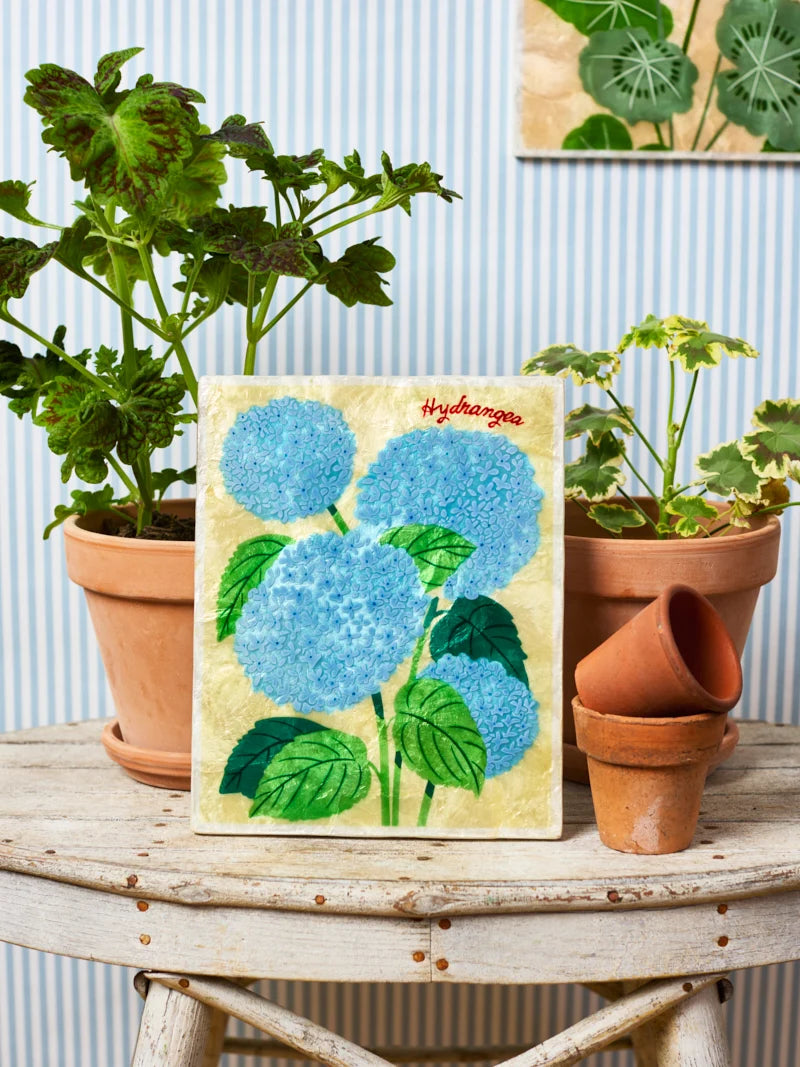 Market Wall Art Hydrangea