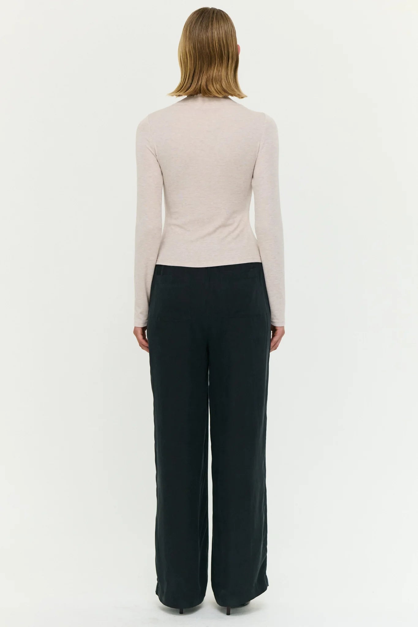 Alexi Assyn Detail Top - Oat Marle