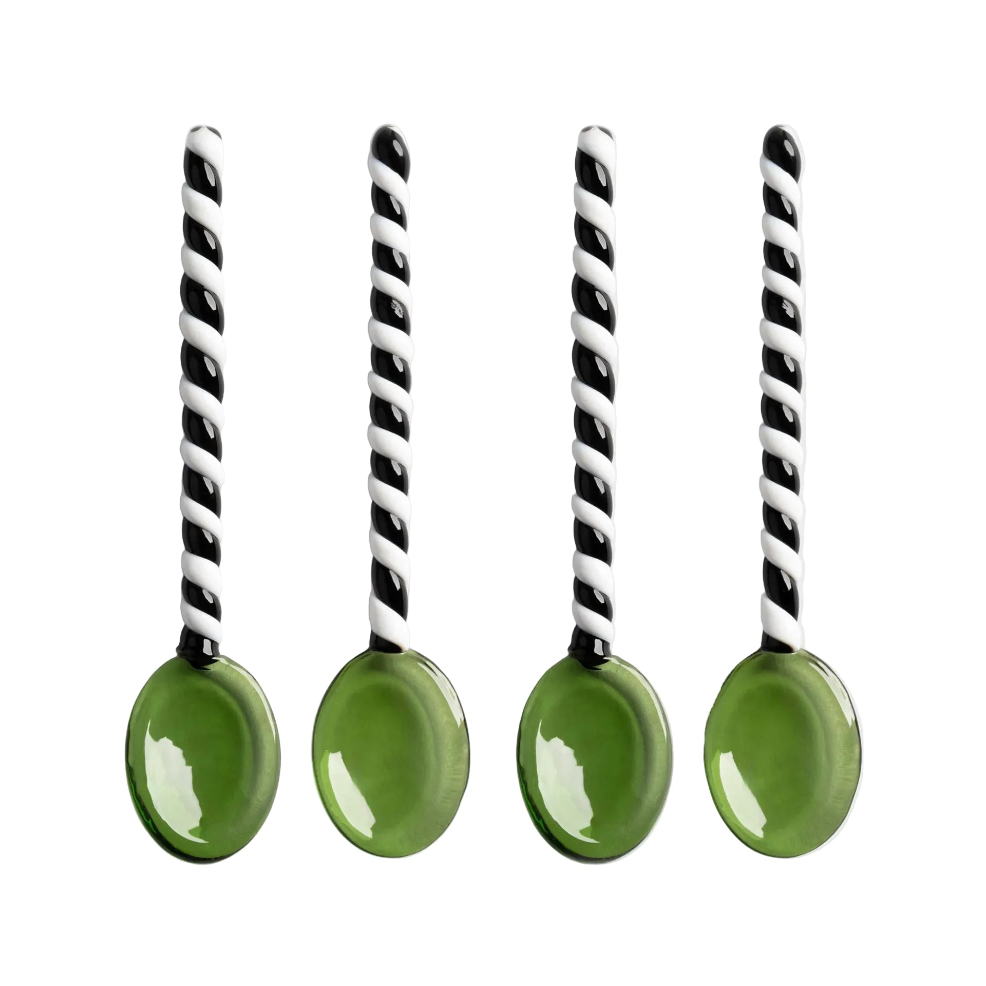 Spoon Duet - Green - Set of 4
