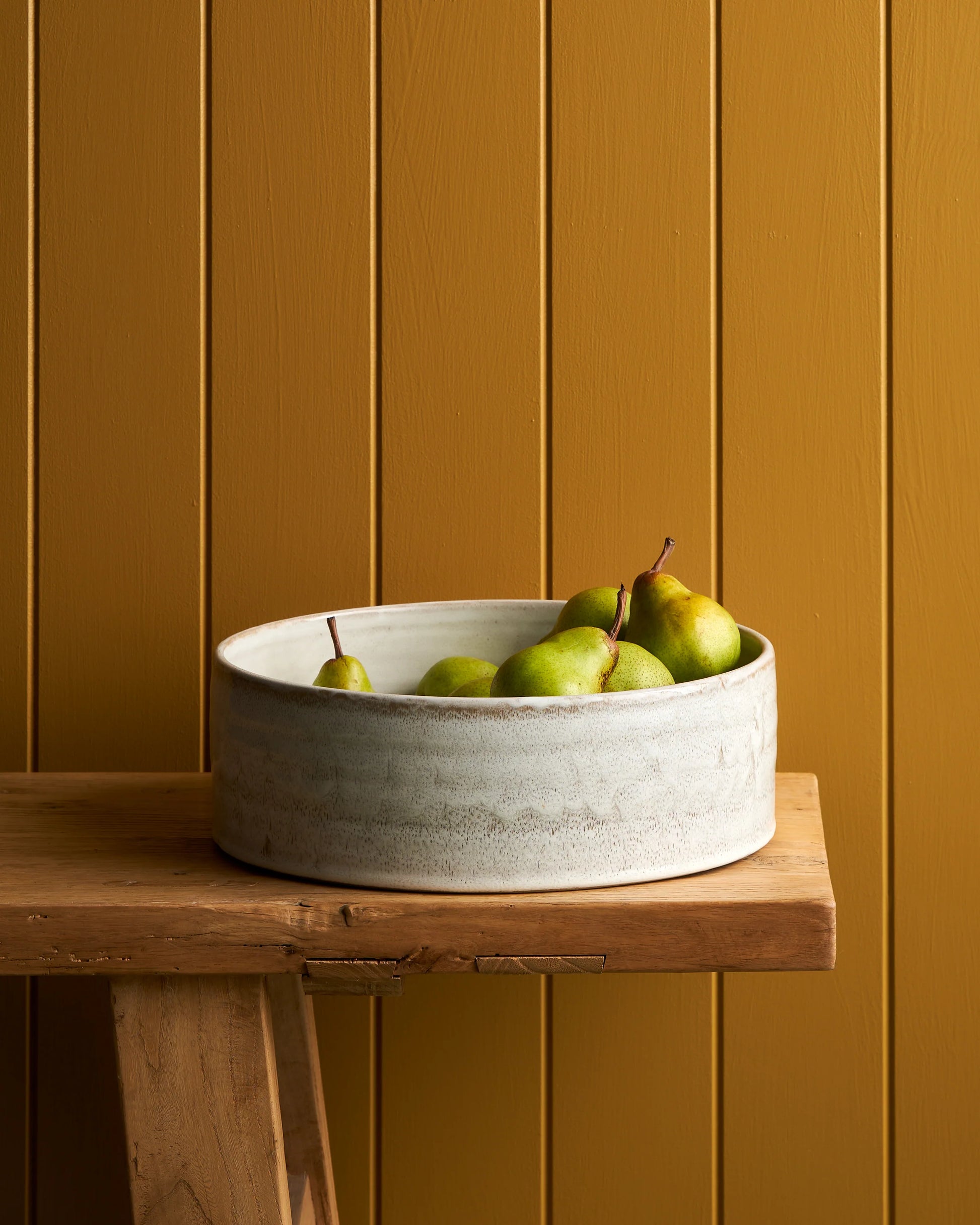 Large Wheel Bowl - Snow