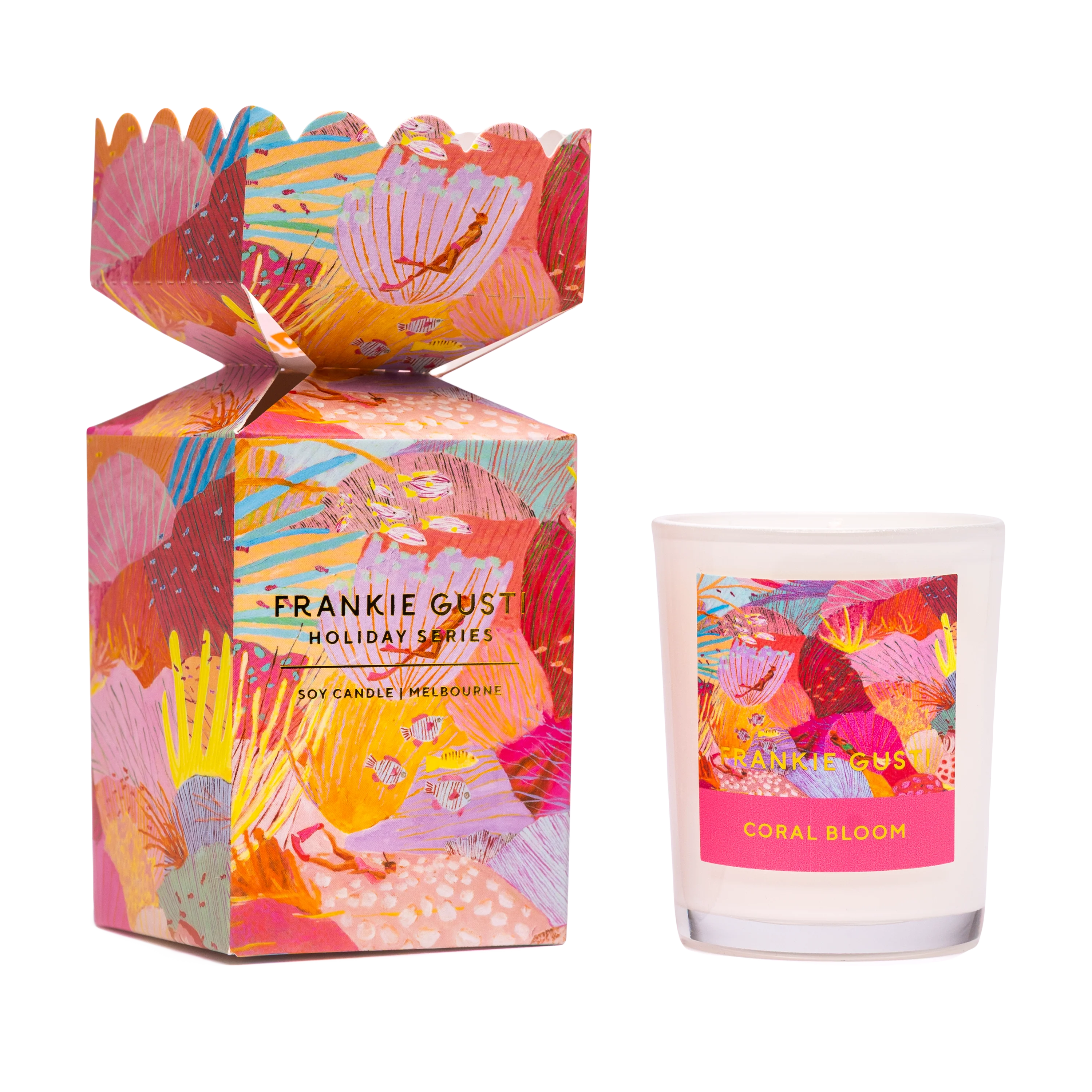 Coral Bloom -Holiday Series Ornament - Janey Forbes