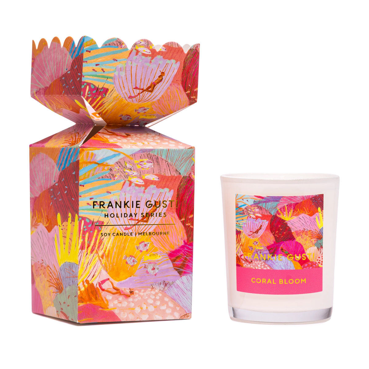 Coral Bloom -Holiday Series Ornament - Janey Forbes
