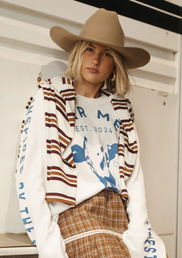 Cattle Stamp Knit