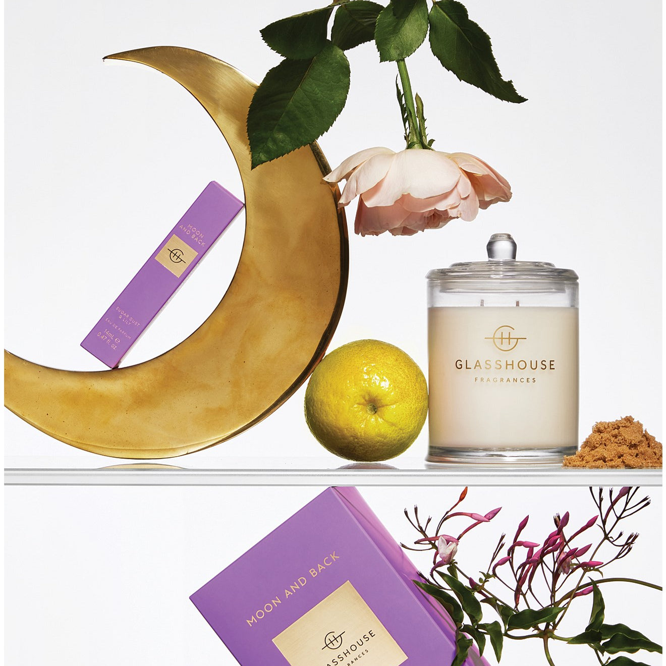 Glasshouse Moon and Back Soy Candle 380g