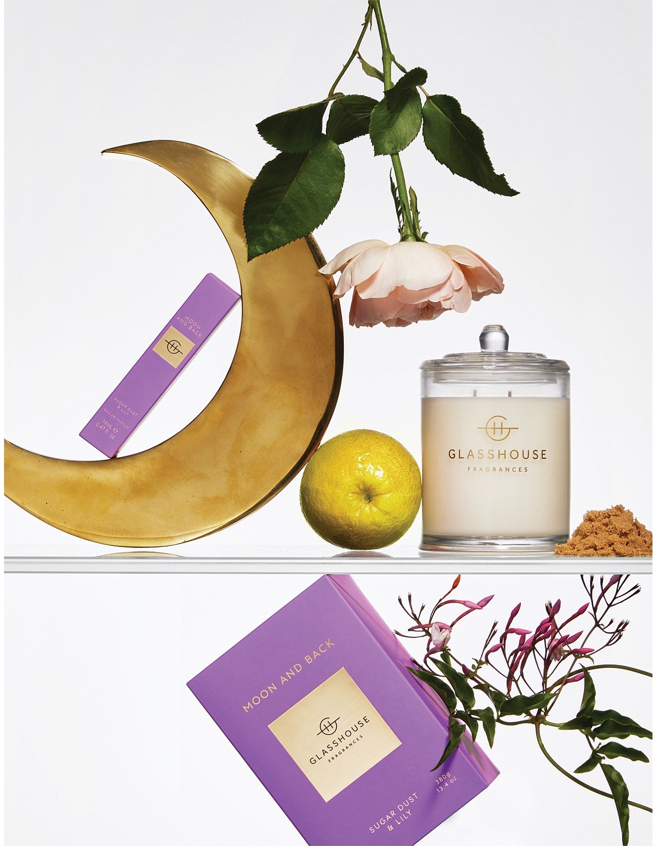 Glasshouse Moon and Back Soy Candle 380g