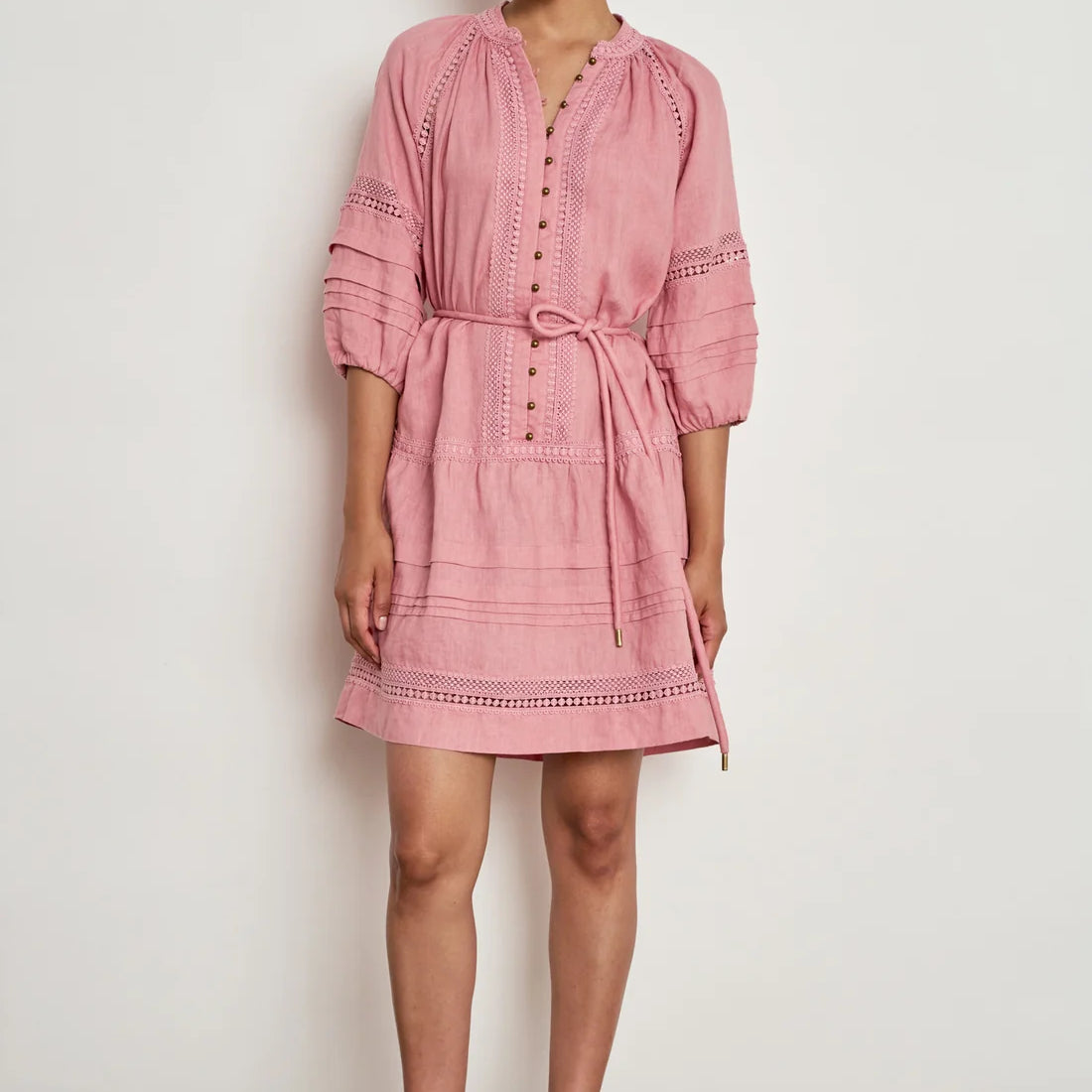 Jostle Dress - Pink Clay