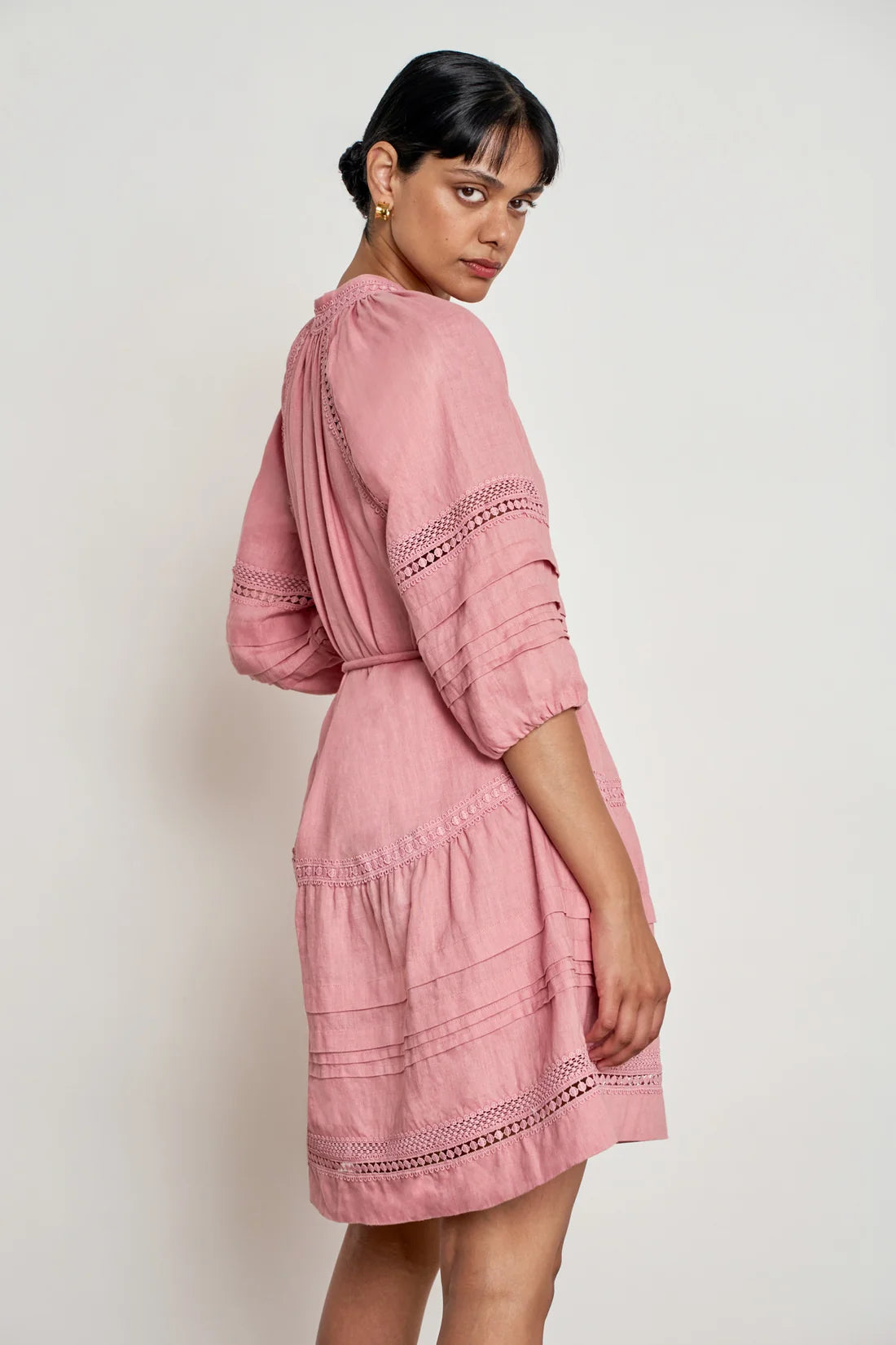 Jostle Dress - Pink Clay
