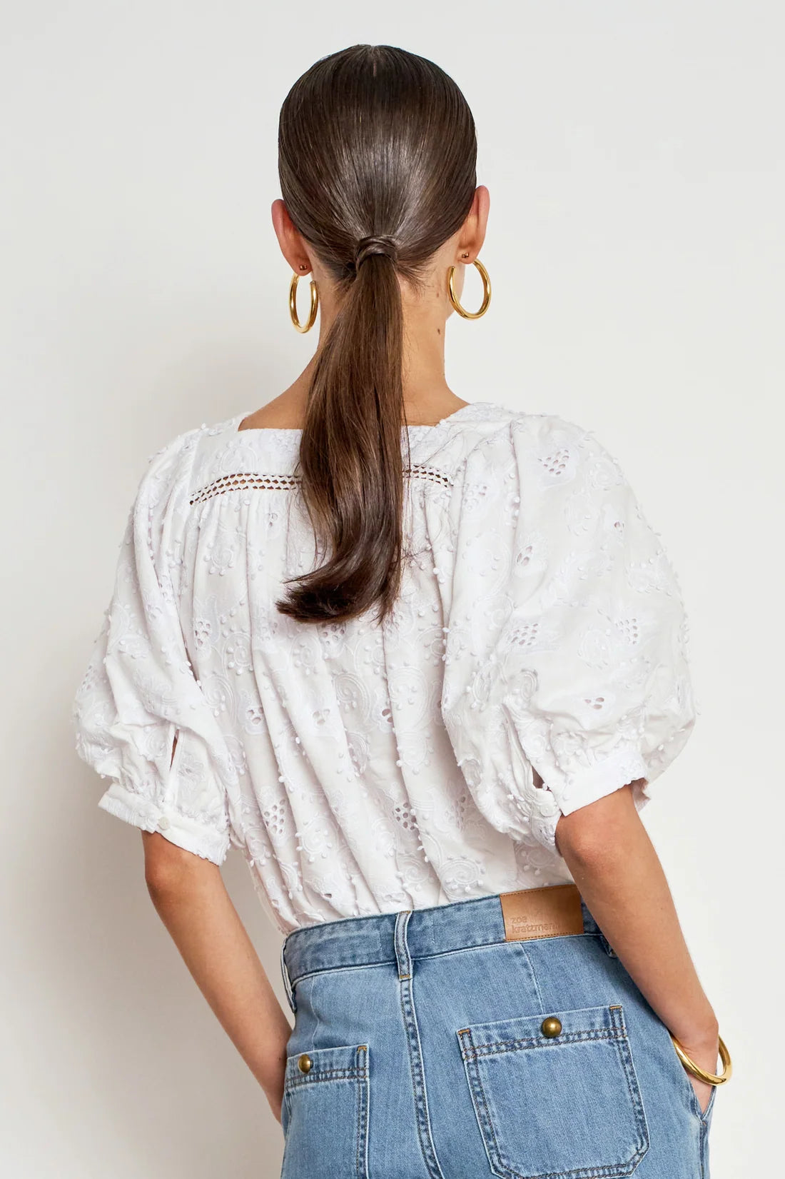 Grace Top - Porcelain