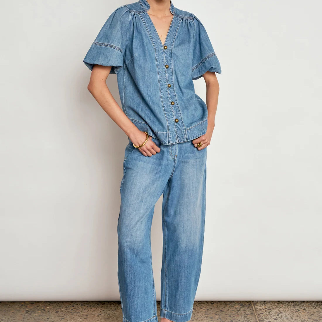 Ascend Pant - Mid Wash Denim