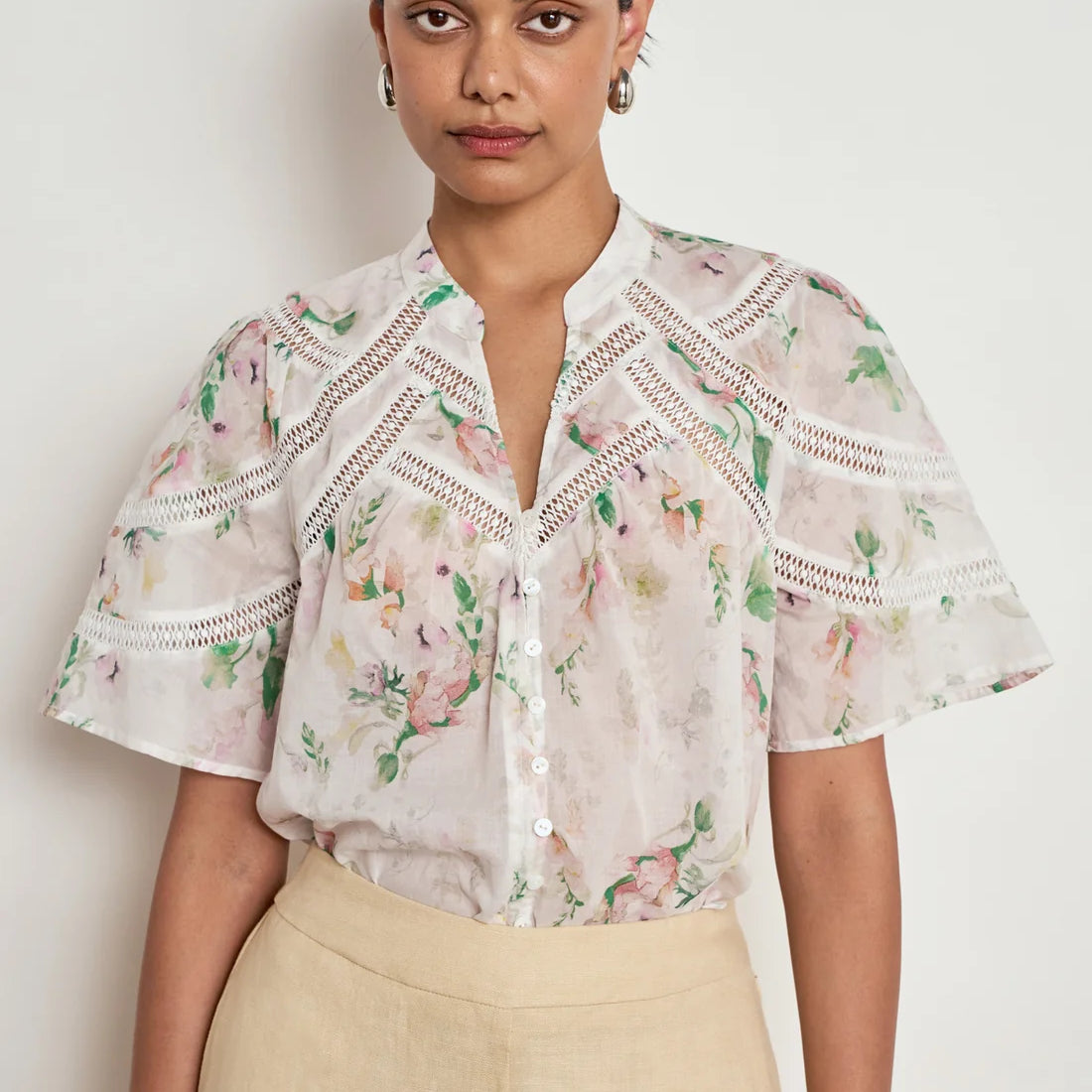 Pulse Top - Painterly Bloom